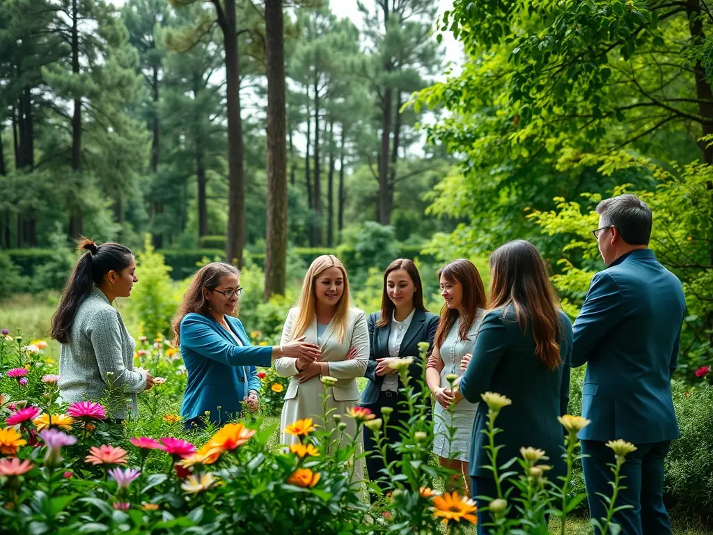A diverse group of Indian professionals actively participating in a team-building exercise during a business training session, showcasing collaboration and engagement.